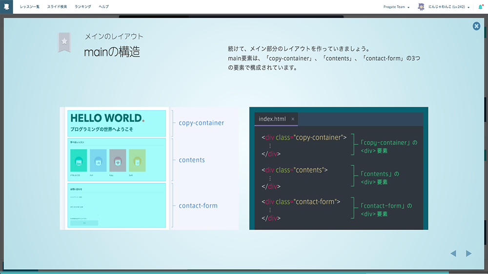 Progateのイメージ1