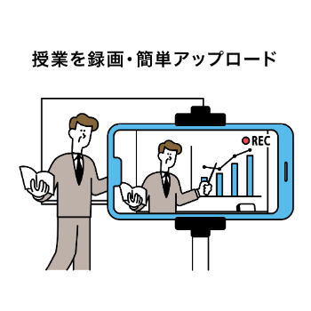 ポイント3.オリジナル動画配信機能