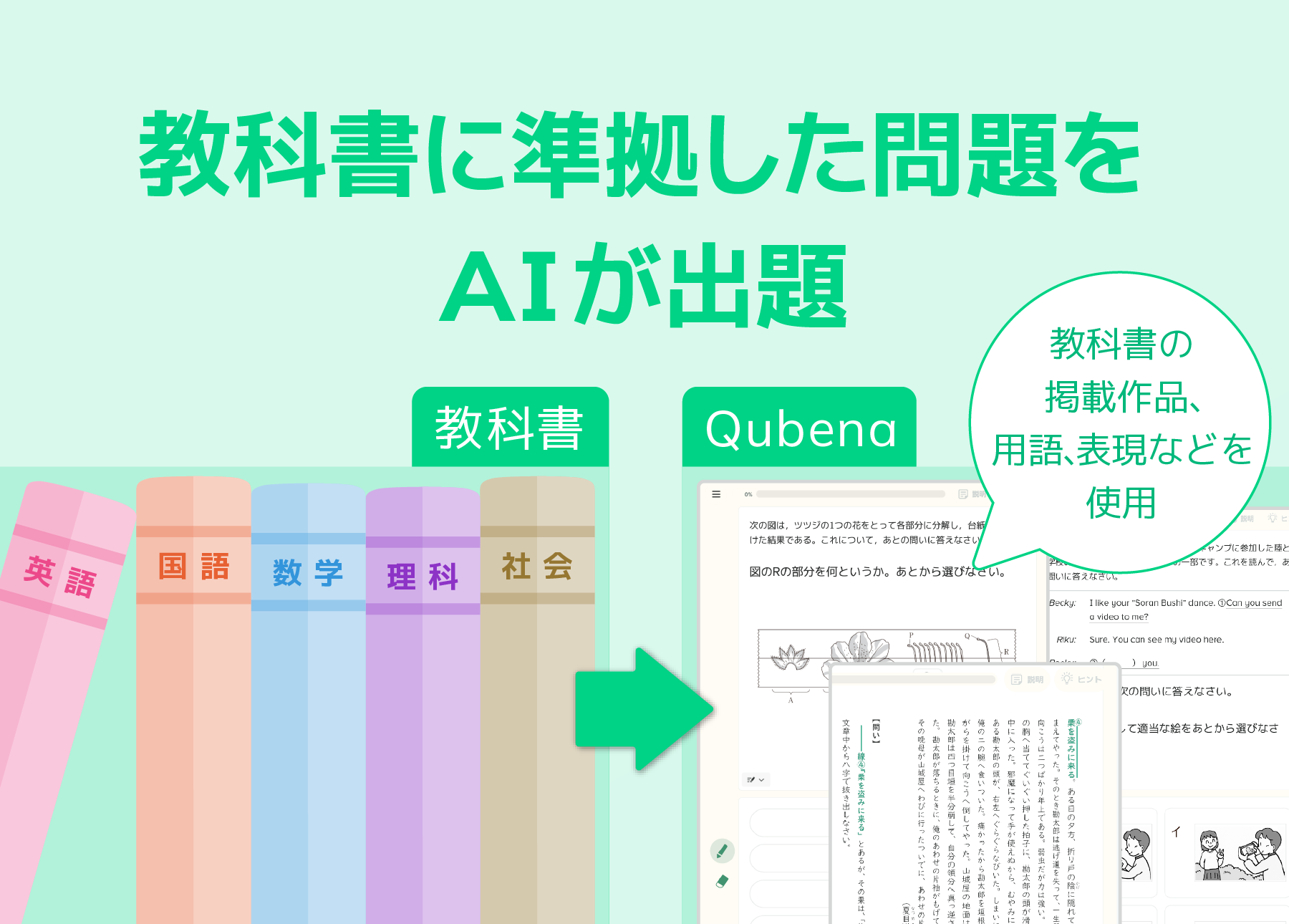 学習eポータル＋AI型教材「キュビナ」