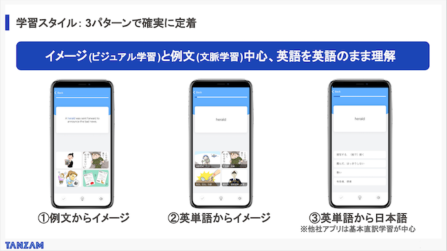 英単語アプリTANZAM