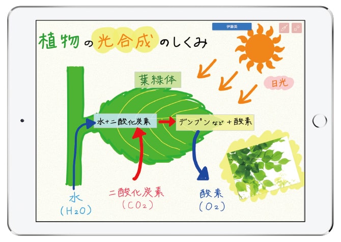 リアルタイム授業支援アプリ 「MetaMoJi ClassRoom」の特徴1