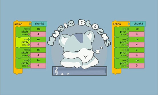 音楽のワクワクから学びへの連結（Music Blocksの公教育導入実証）の概要用画像2